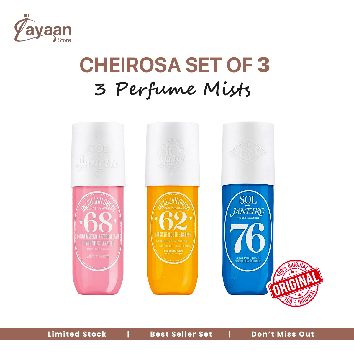 Sol de Janeiro | 3 Mists Bundle 90ml (68/62/76)