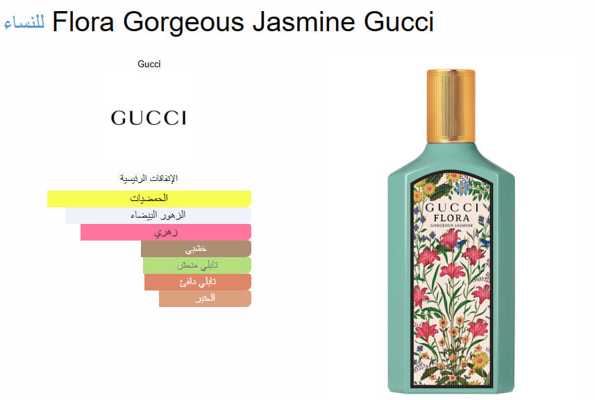 عطر فلورا جورجس ياسمين